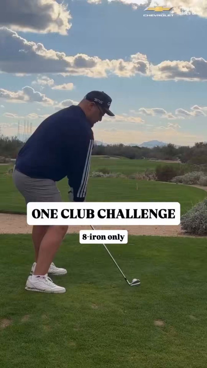 Can Trent improve on the 8 from his last One Club Challenge? He takes on the 6th hole of Grayhawk Raptor with nothing but an 8-iron. Presented by Chevrolet #ad