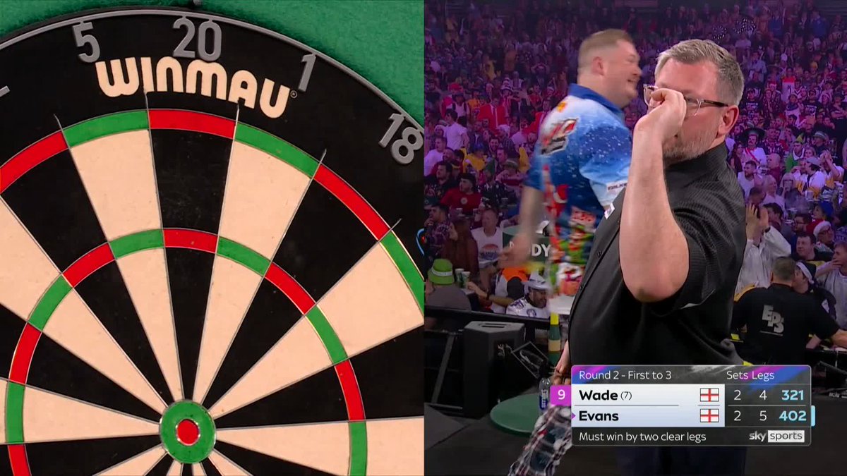 What a way for Ricky Evans to win a cracker! Great sportsmanship from James Wade too ๐