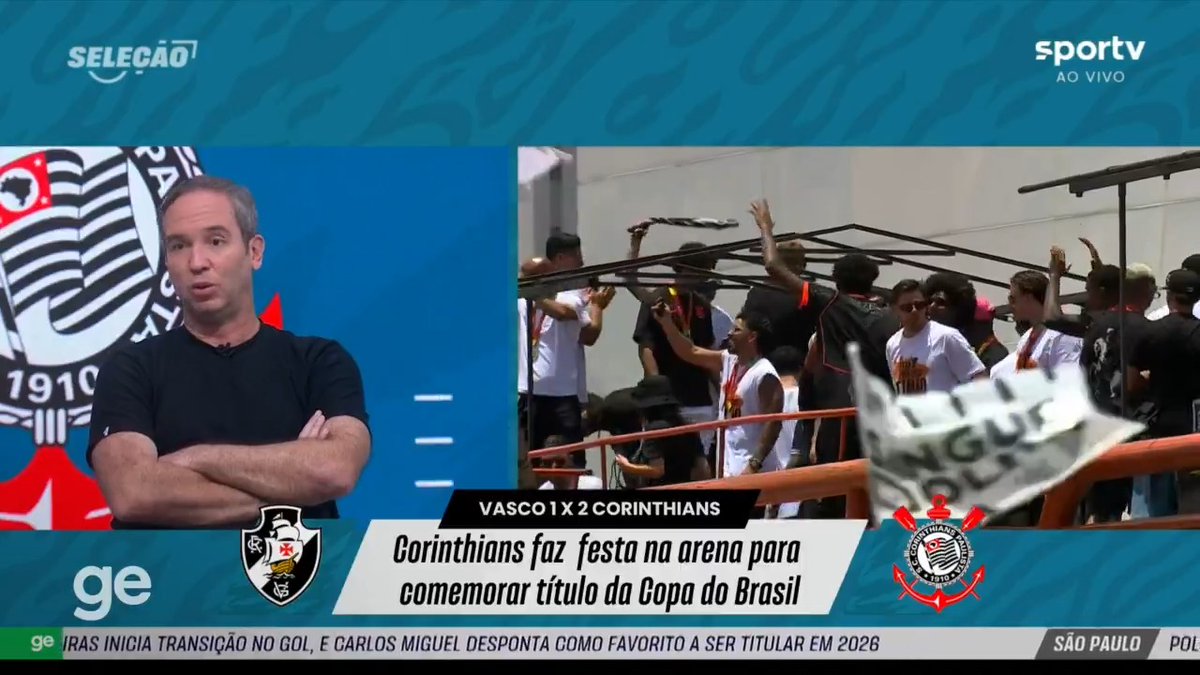 Bancada do #Seleçãosportv debate sobre o contrato de Memphis Depay com o Corinthians. #Futebol #CopaDoBrasil #Corinthians