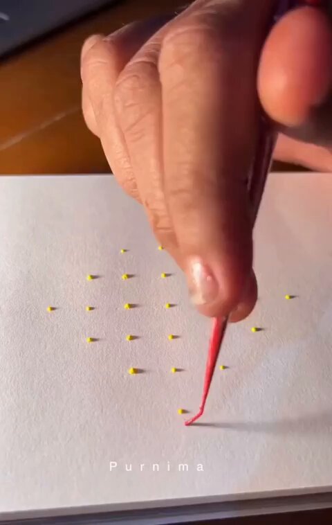 completing a symmetrical pattern in one stroke