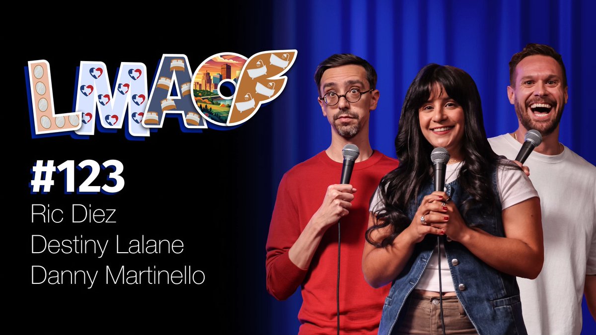 Comedy cleanse for your timeline 🧼 Danny Martinello, Destiny Lalane &amp; Ric Diez keep the laughs going on #LMAOF. Stream FREE: