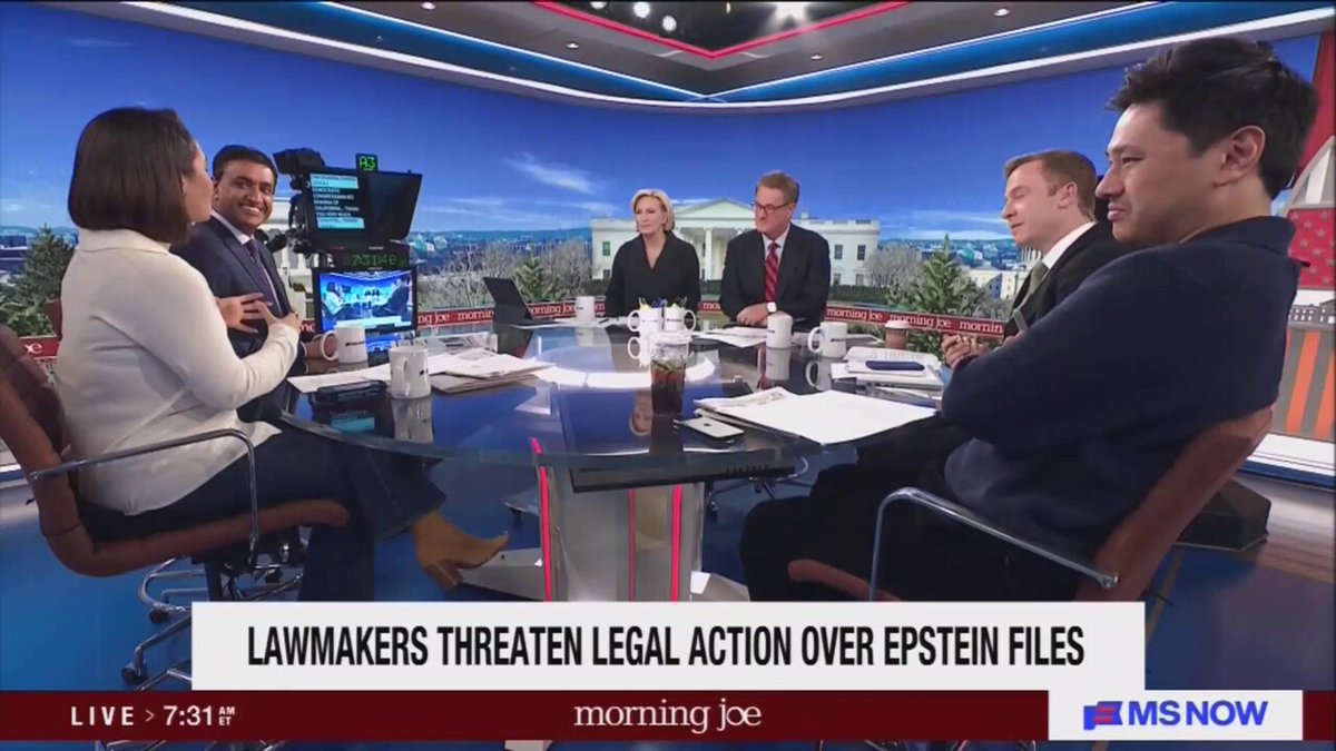 Ro Khanna breaks down the approach to potentially impeach Pam Bondi. "There are a few Republicans who are on board with it, but we're not going straight to impeachment. We're starting with contempt. And the idea would be that she'd get a 30 day grace period. By the way, she's already in violation of the law, 30 day grace period to get the documents out. It would be a fine of up to $5,000 each day she doesn't get these documents out." It seems like the goal is not impeachment.