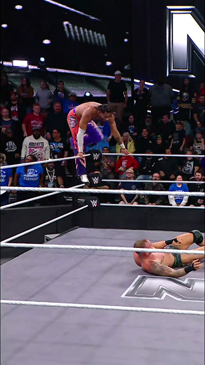 Right place at the right time, and now @leonslater_ is the No. 1 Contender to the NXT Championship! 👊