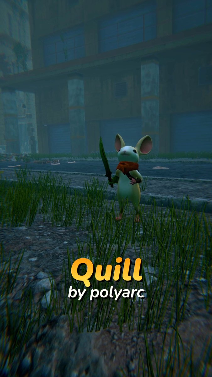Quill is on sale in the VRChat Avatar Marketplace! 🐭 For a limited time, become our favorite heroine for 40% off and frolic around with friends! Express yourself with emotes including ASL phrases! 👋
