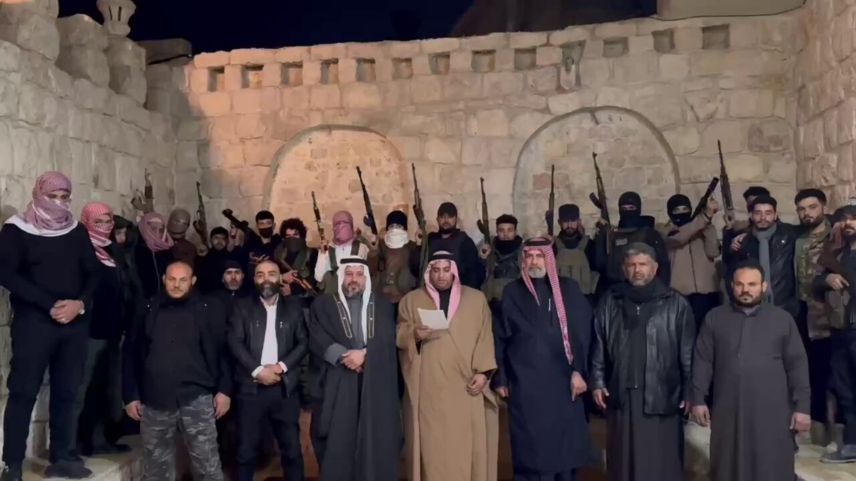 Syrian Arab tribal leaders say they are ready to mobilize against the SDF, accusing it of attacking civilians in Aleppo and pledging loyalty to the Syrian state: We declare our readiness and willingness to stand with our state to deter the aggression and defeat the terrorist SDF militias. We are prepared to offer our lives and souls… until the Syrian state extends its control over all of Syria. To the SDF: The answer is what you will see, not what you hear.