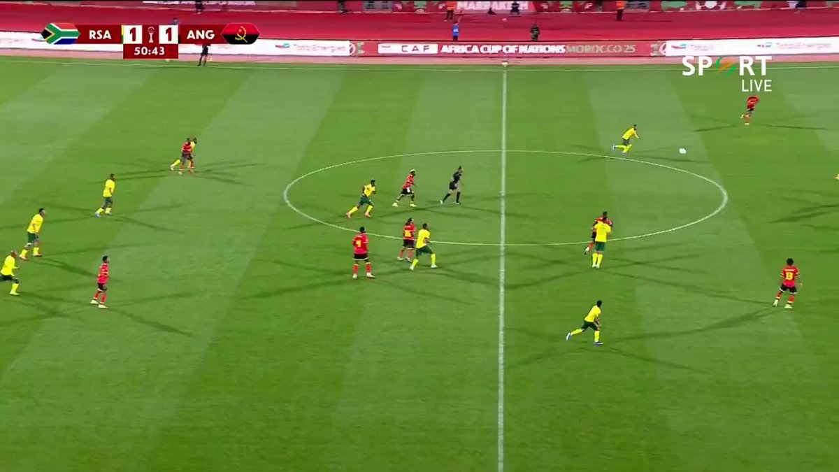 VAR, is nie waar nie. Ngeke! 🧐 VAR review: Foster was offside and Tshepang Moremi's goal was reversed. What’s your take? #AFCON2025 #BafanaPride AFCON 2025 | South Africa | Bafana Bafana | Angola