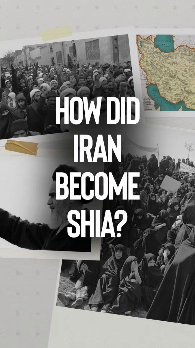 HOW DID IRAN BECOME MAJORITY SHIA? 🇮🇷 524 years ago today, Shah Ismail I founded the Safavid dynasty, officially declaring Twelver Shiism as the state religion of his empire. At its height, Safavid rule covered much of modern-day Iran and Azerbaijan, and at various points extended into parts of Iraq, Türkiye and Central Asia. Although Persia had historically produced some of the most celebrated Sunni Muslim scholars — including Imam al-Bukhari, al-Tabari and al-Ghazali — it was the Safavids who laid the political and religious foundations for Iran becoming the Shia-majority country it is today.