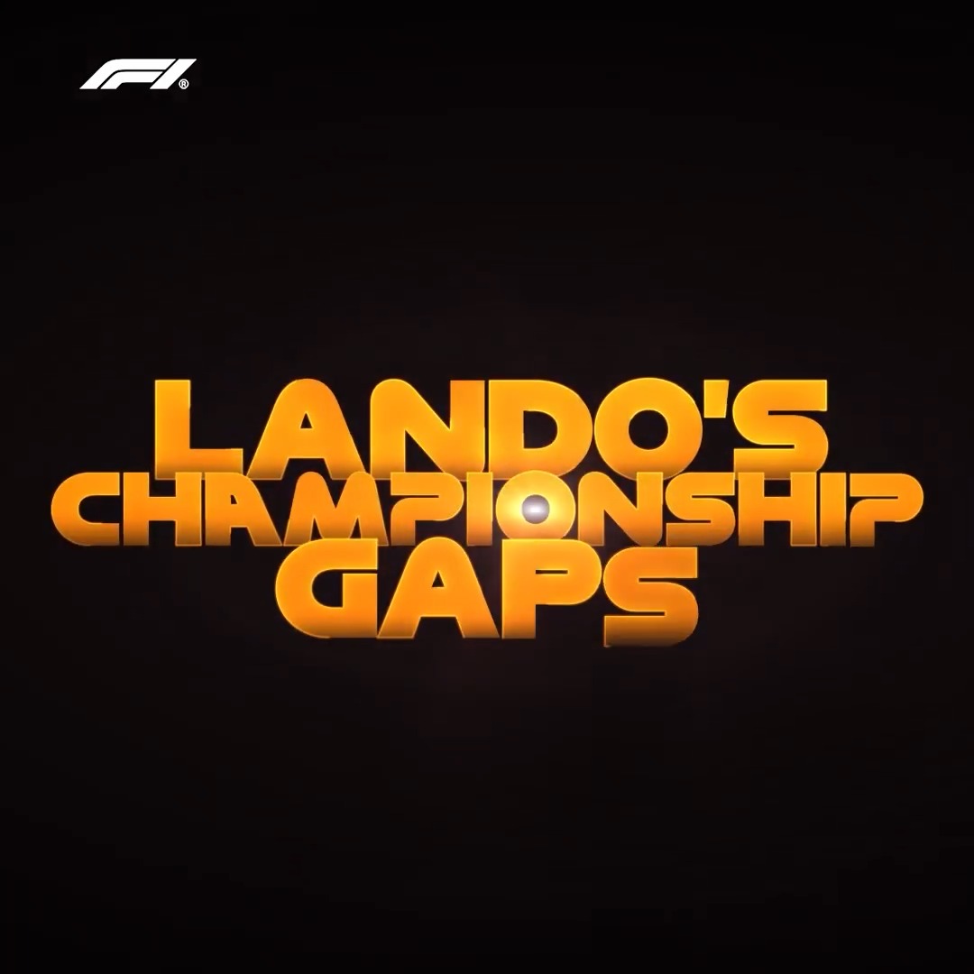 Circling the globe through the eyes of Lando's title charge! 🌍 Here's his journey to the Drivers' Championship in 2025, visualised race-by-race 📊 #F1