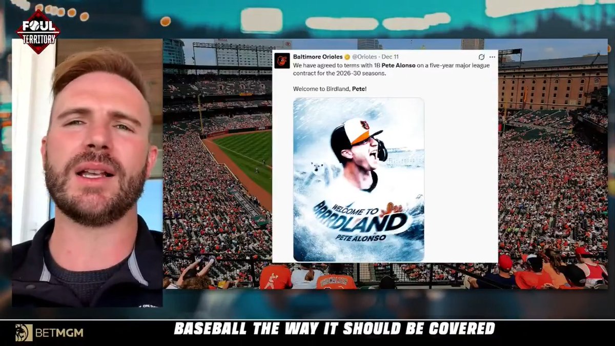"I just think for me, my game and what I can bring to a team, this is the perfect fit." The Orioles wasted no time in recruiting Pete Alonso and were able to lay out their plans.