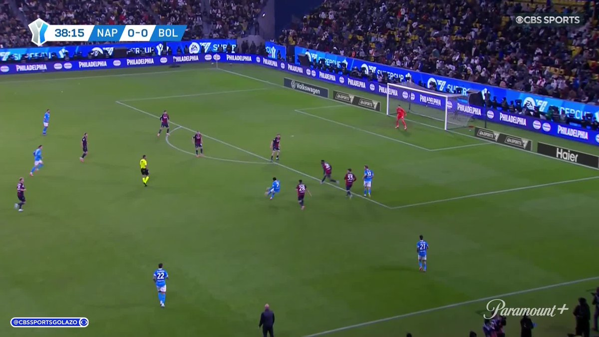 David Neres with a goal worthy of a final 💫 (via CBS Sports Golazo ⚽️)