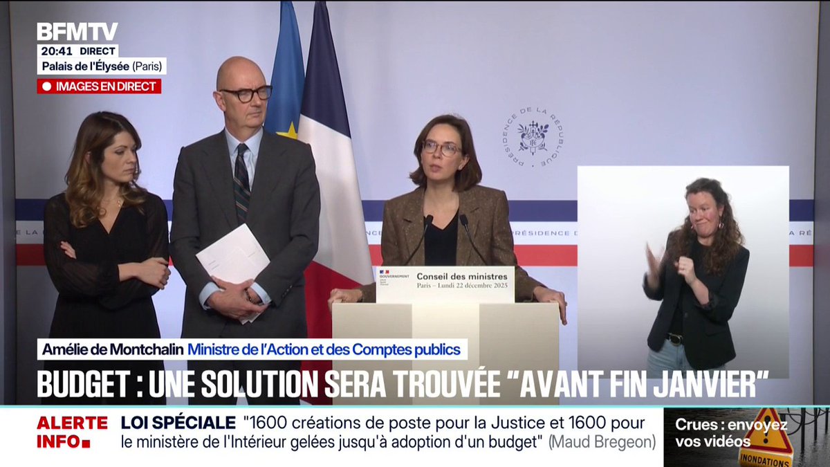 "Le compromis est à portée de main" assure Amélie de Monchalin, ministre de l'Action et des Comptes publics