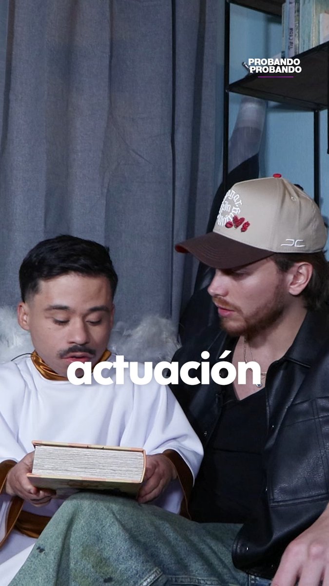 #Aldo anda buscando mejorar su talento frente a la cámara y decide pedirle consejos nada menos que al #Abelito de la guarda. 📺🤭¿Será que contratan a #Aldo como el angelote para este piloto de comedia? Pronto lo descubriremos. 🤔 #ProbandoProbando #Original