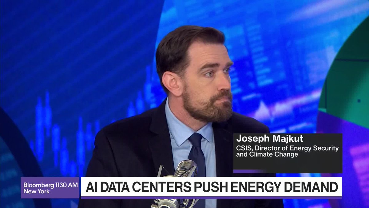 Joseph Majkut of the Center for Strategic and International Studies says developers of AI data centers will have to factor in building their own power supply as the public grows more concerned the drain on resources
