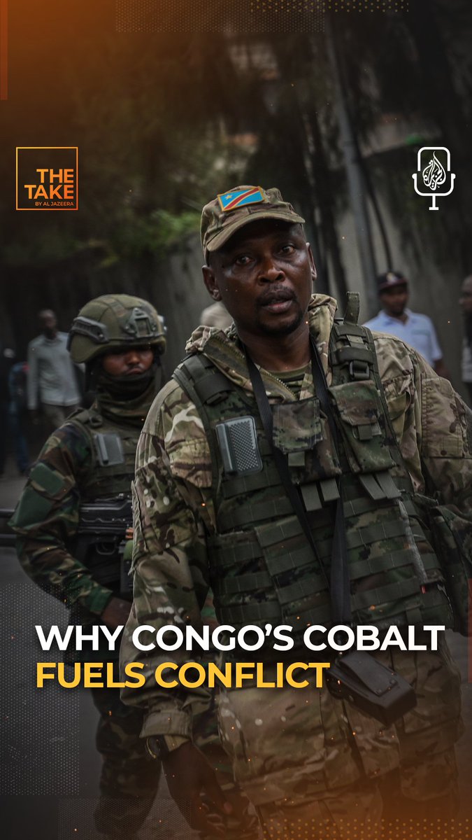 As the year wraps up, we'll be looking back at 10 of the episodes that defined 2025 at #TheTake 🧵 🎧 In January, we spoke with Kambale Musavuli #CongoIsBleeding about how cobalt is fueling conflict in the Democratic Republic of the Congo: