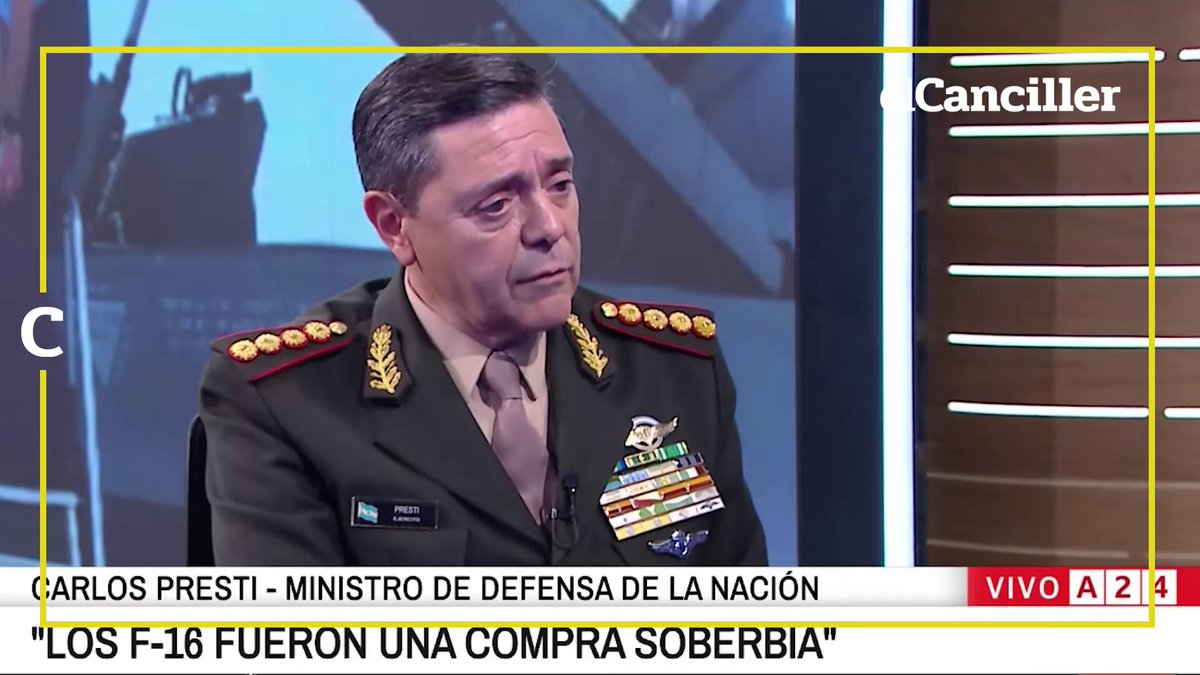 [AHORA] "Es una cuestión de una enfermedad que tienen los ciudadanos": Presti, ministro de Defensa, está preocupado por los suicidios en las Fuerzas y advirtió que les "duele profundamente" perder hombres. 📹 A24.com