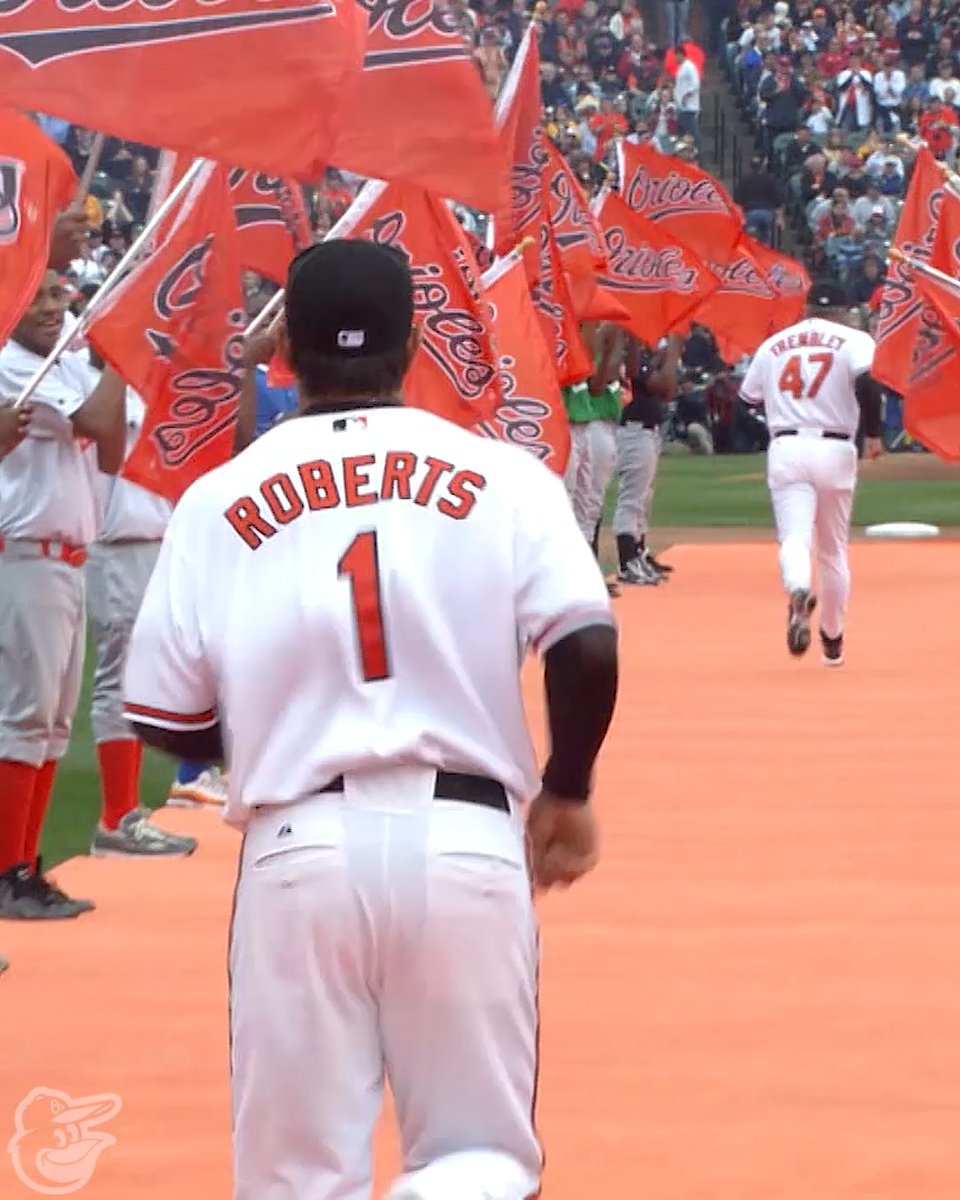 Showing some love to B-Rob 🤝 Brian Roberts was twice an All-Star in the Orange &amp; Black!