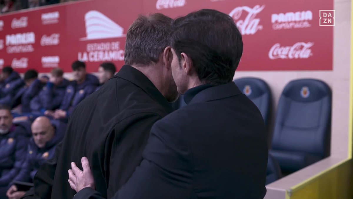 De entrenador a entrenador. De Marcelino a Flick 🫂 "Enhorabuena por todo, eh, da gusto ver jugar a tu equipo" #PokerFC