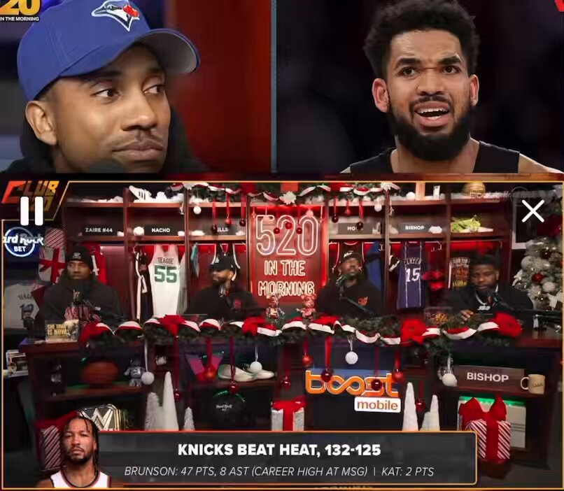 Jeff Teague and the 520 crew talking about Karl-Anthony Towns struggles with the New York Knicks, pointing out how he only had 5 shot attempts against the Miami Heat. They believe he’ll end up getting traded to the Milwaukee Bucks for Giannis.