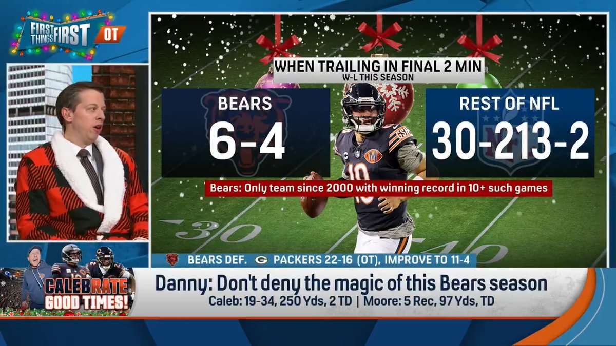 Let Danny Parkins cook up a Chi-Town special real quick 🐻⬇️ “It was truly one of the most satisfying Bears wins of my life.”