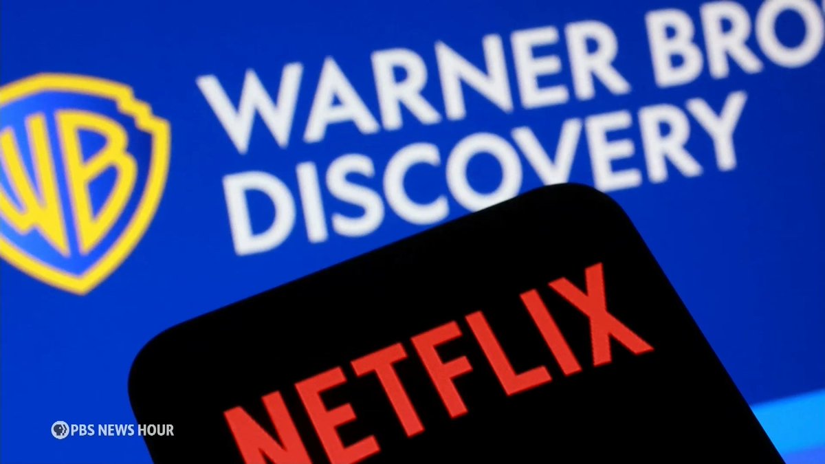 Paramount is engaged in a battle with Netflix to buy Warner Bros. Discovery. Paramount’s most recent bid was rejected in part over financing. On Monday, Larry Ellison, the father of Paramount CEO David Ellison, personally guaranteed $40 billion in an effort to revive that bid. But Netflix’s proposed $83 billion offer is still considered the favorite for now. Talk of this deal has triggered widespread fears in Hollywood about what it could mean for the creative industry. Our senior arts correspondent Jeffrey Brown gets some perspective from one of the leading unions.