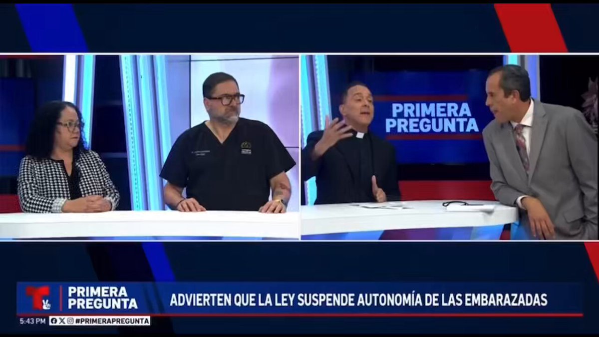 Así de complejos son los potenciales escenarios de la Ley del Nasciturus… ¿Qué crees? Primera Pregunta TelemundoPR