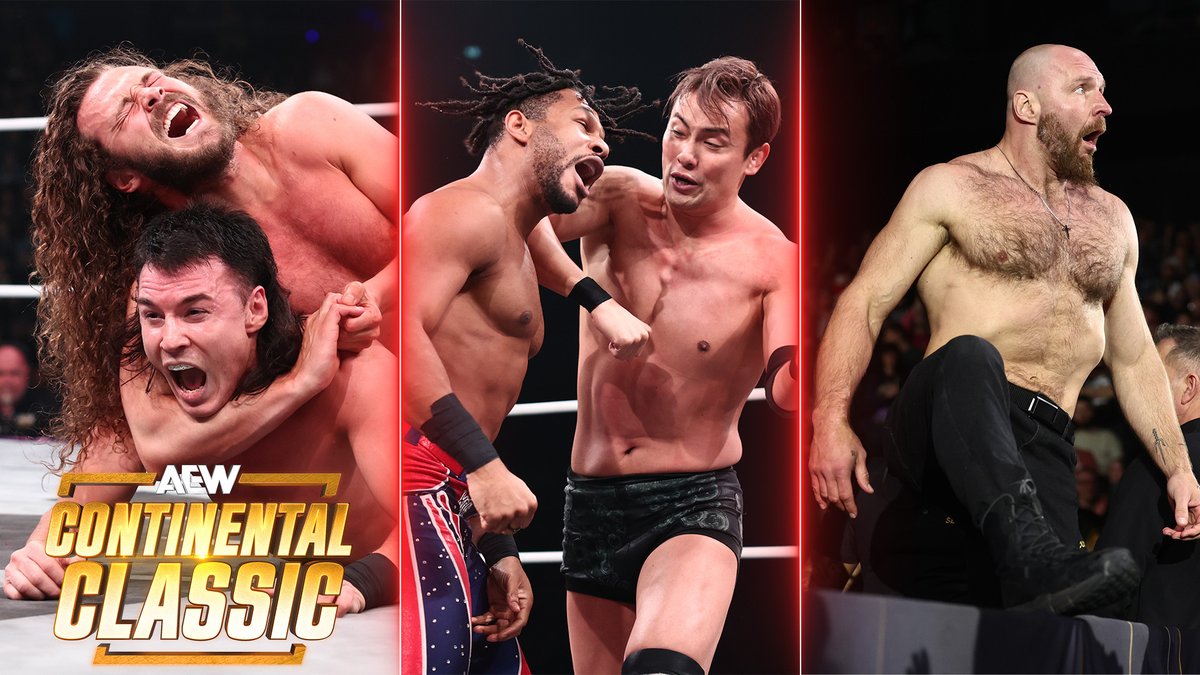 It's still anyone's tournament in the #AEWContinentalClassic Gold and Blue Leagues! Watch the #AEWDynamite + #AEWCollision replays RIGHT NOW on @SportsOnMAX!