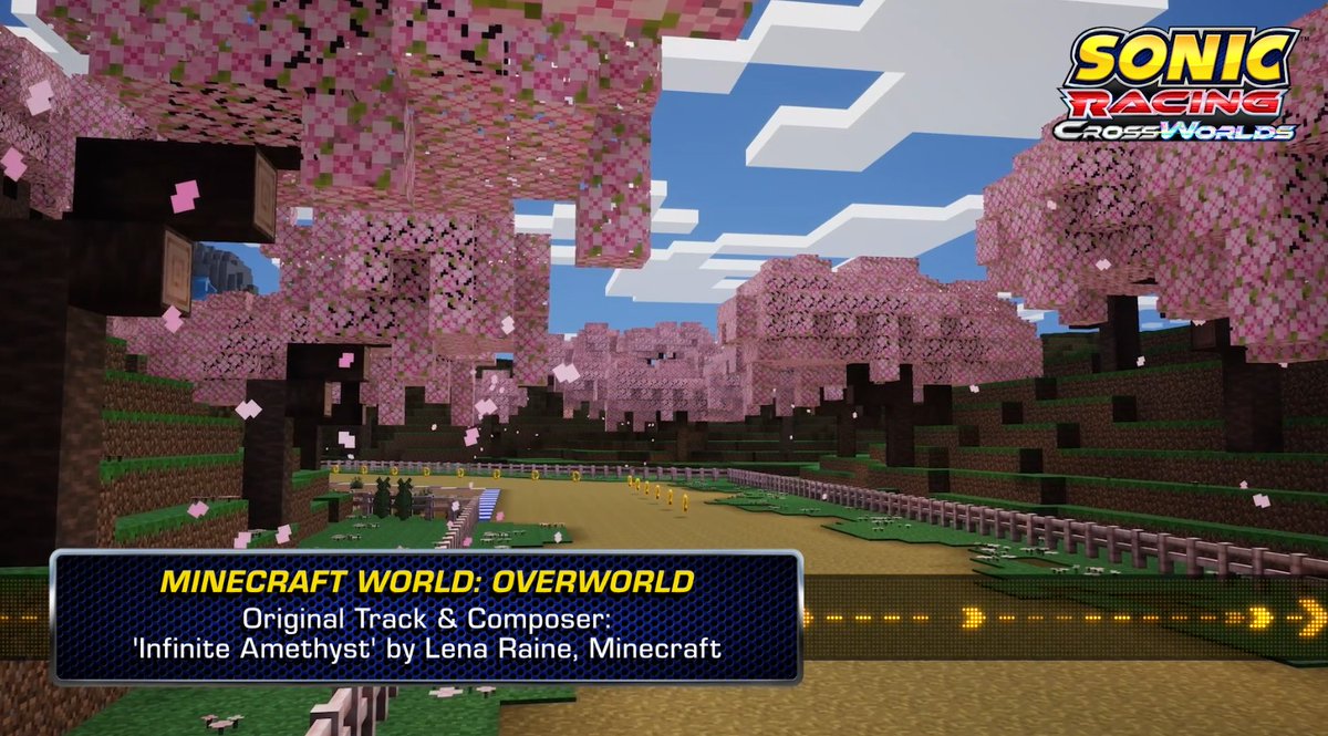 Cross your world to the tunes of the Sonic Racing: CrossWorlds Minecraft Pack, now available on major digital platforms! As a preview, please enjoy a trip through the Overworld! Listen to the entire selection: