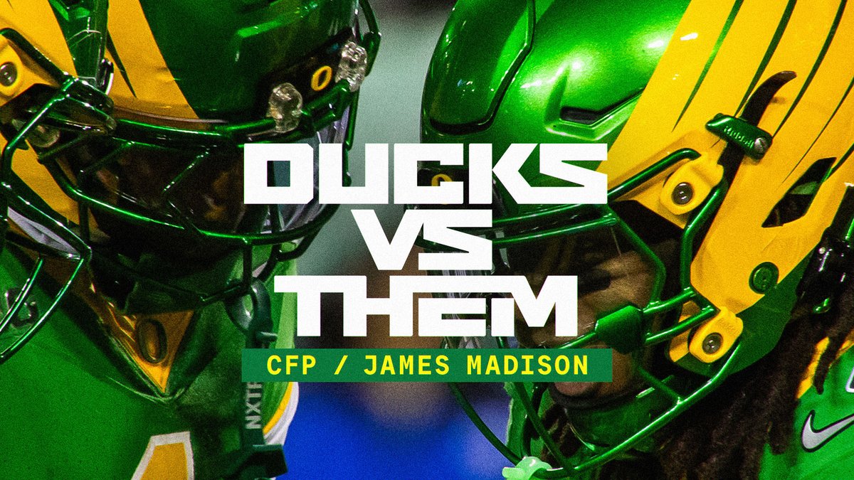 CFP First Round: Home for the Holidays Presented by @Pepsi. #GoDucks