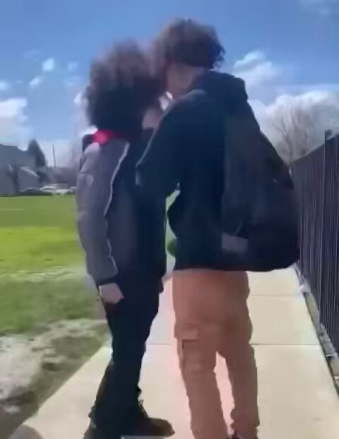 Student knocks his friend out after he found out that he slept with his ex girlfriend while they were dating