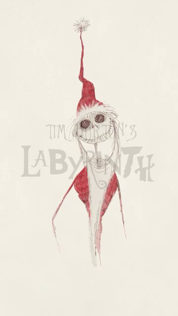 🎄クリスマスまで、あと2⃣日。 🎃ジャックは、準備万端 ── 没入型ミュージアム『Tim Burton’s Labyrinth』 #ティム・バートンの迷宮 の展示より。 #ティムバートンアドベントカレンダー