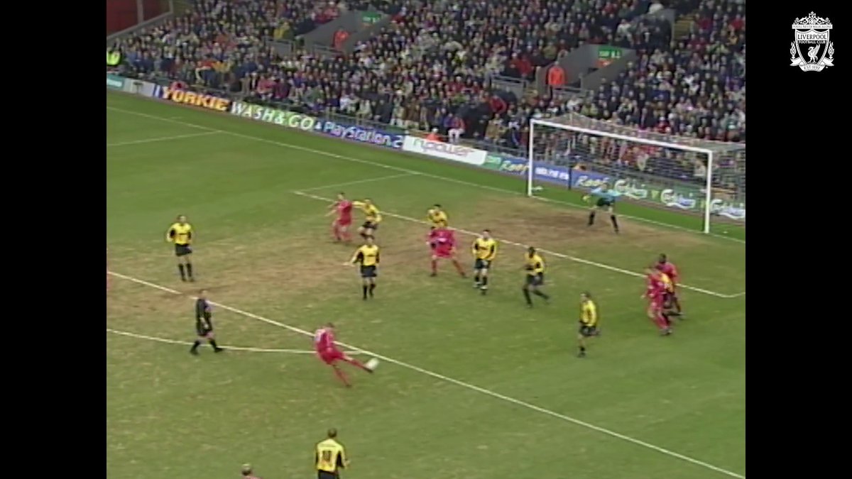 On this day in 2000, Liverpool beat Arsenal 4-0 at Anfield 🔴 Steven Gerrard ⚽️ Michael Owen ⚽️ Nick Barmby ⚽️ Robbie Fowler ⚽️