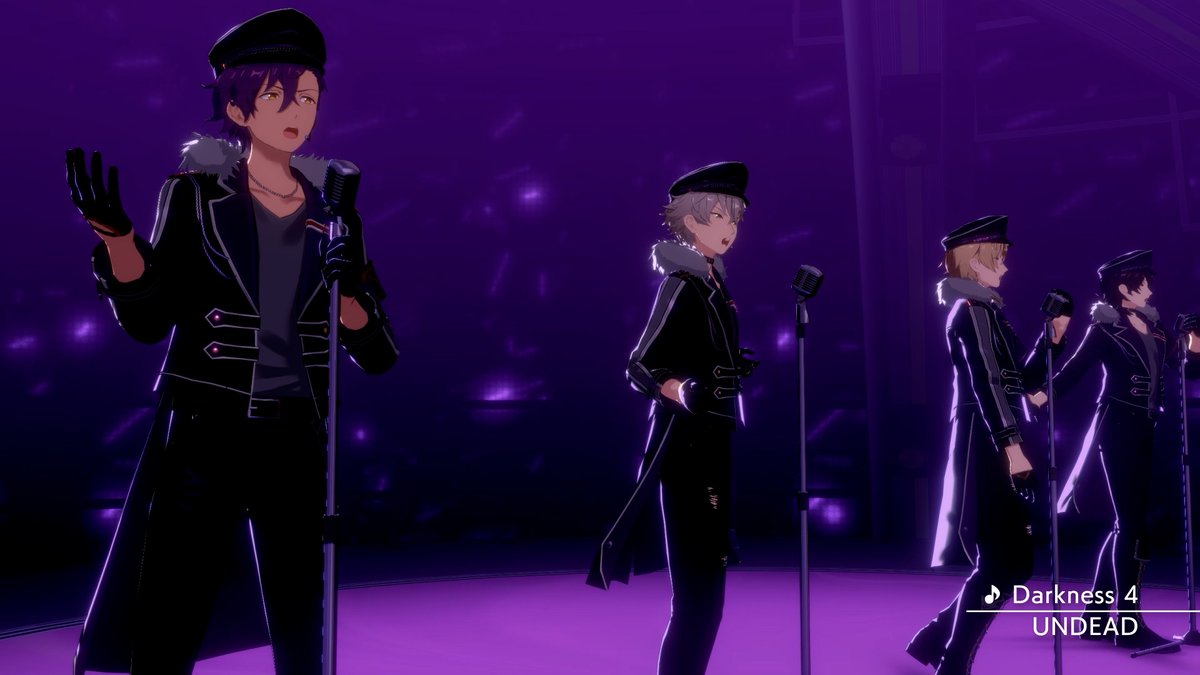 【お知らせ】 12月24日 15時に『UNDEAD』が歌う『Darkness 4』をライブ楽曲に追加予定✨ アプリでの登場に先行して『Darkness 4』のMVを公開します❗ MVはあんスタチャンネルでも公開していますので是非チェックしてみてください🎶 #あんスタ