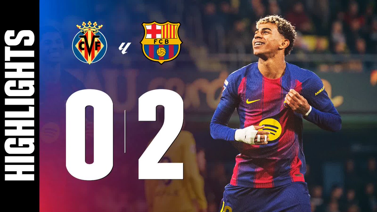 Villarreal 0️⃣-2️⃣ Barça #LaLigaHighlights