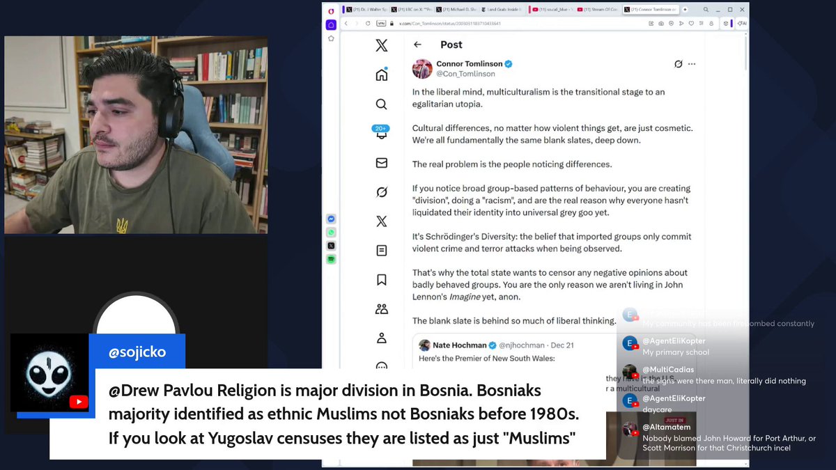 ''Moderate'' Palestinian Christian living in West Sydney tells me that he is happy that an ISIS terrorist murdered the ''Zionist Rabbi'' Eli Schlanger at Bondi. If even Arab Christians propagate this level of racial hatred, we have a big problem with migration in Australia