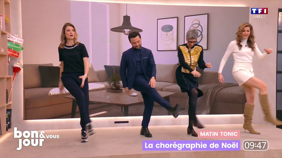 🕺 La chorégraphie sur "All I Want For Christmas" de Mariah Carey #BonjourLaMatinaleTF1