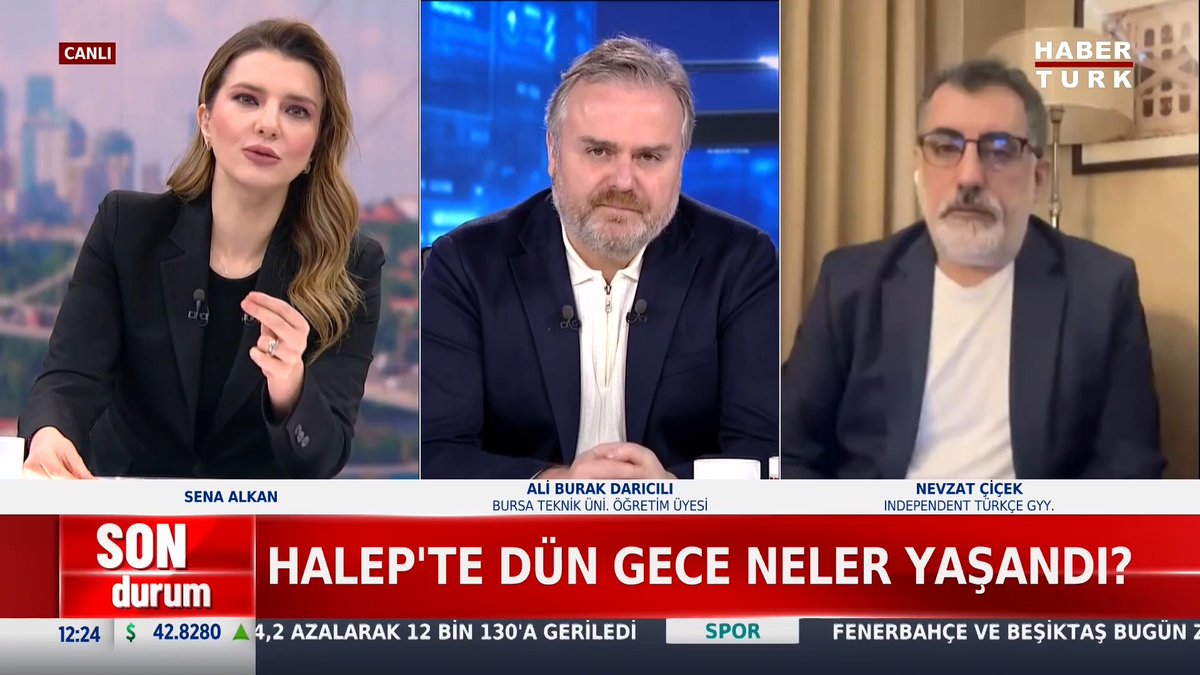 📌Halep'te dün gece neler yaşandı? Akademisyen Doç. Dr. Ali Burak Darıcılı #GünOrtası'nda değerlendirdi.