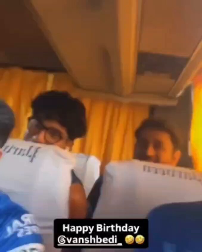 A rare unseen 😂 And a Moment that stay forever! ♾️ Happy birthday, Vansh! 💛 #WhistlePodu #SuperBirthday 📹 : Gurjapneet Singh