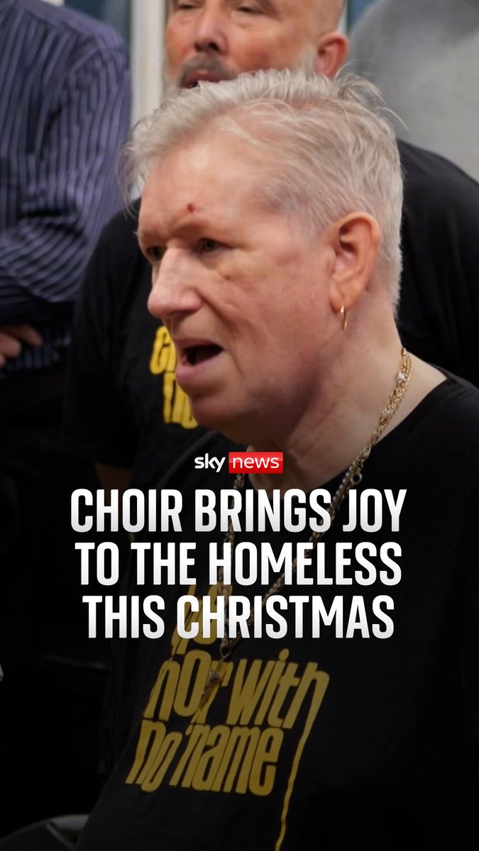 The Choir with No Name is a community choir for homeless people that provides weekly singing sessions, hot meals and conversations, as homelessness in the UK rises.