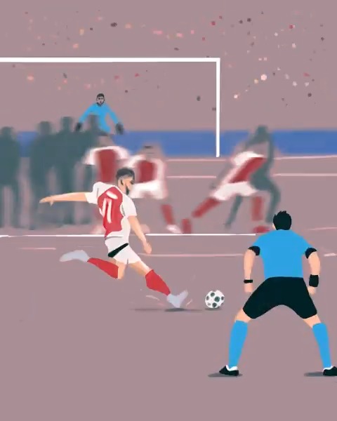 Rice's 2025 masterpiece 🧑🎨 🎨 EL FALSO 𝟵 Arsenal | #UCL