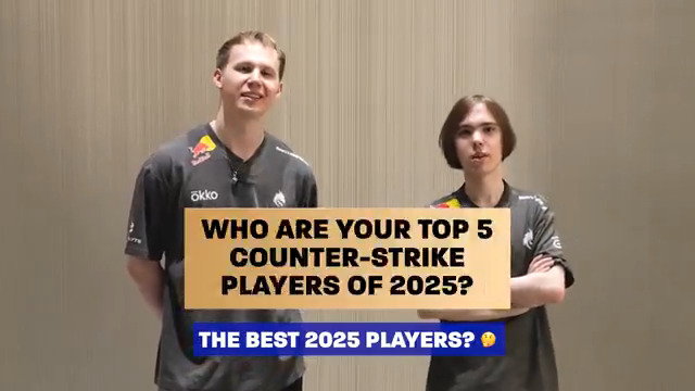 CS2 Pros RANK their 2025 Top 5 Counter-Strike Players 😏💥 Who are your top players of the year? 👀 #BLASTPremier