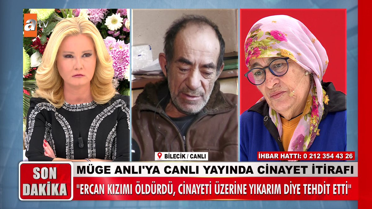 MÜGE ANLI CANLI YAYININDA CİNAYET İTİRAFI! "KIZLARINDAN BİRİNİ KESİYORUM" 1995 yılında ortadan kaybolan Emine Yıldırımcan'ın üvey babası tarafından tespih makinesinde öldürdüğü iddia edilirken anne Raziye Yıldız korkunç cinayeti tek tek anlattı.