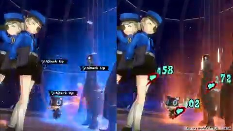 #Justine_Caroline arrive in P5X! We’ve got footage of them using a variety of skills with their diverse combat styles ✨ They’ll be here after the update on Dec 25 (UTC)! Check out the official broadcast currently on-air to learn more #P5XEN #P5R