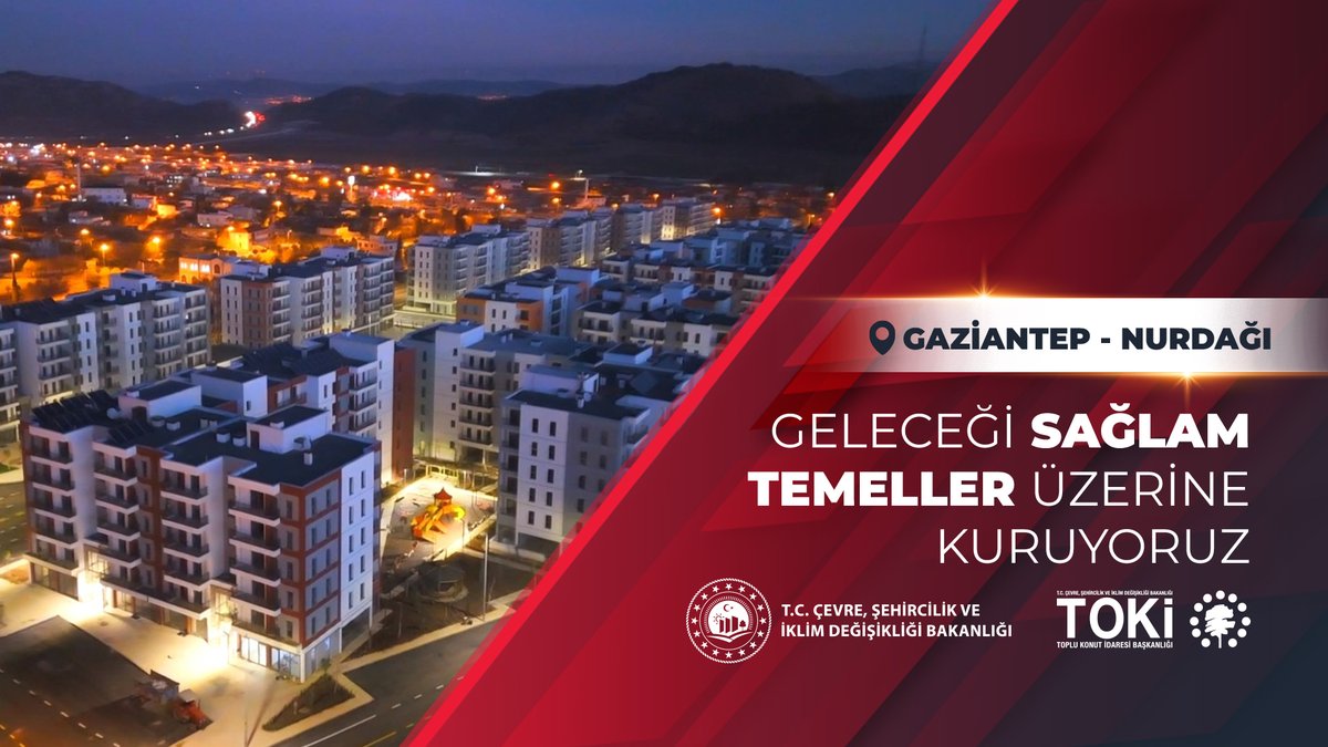📍 Gaziantep Nurdağı 🏘️ Yerinde Dönüşüm projemizle kendi mahallesinde, kendi toprağında yükselen güvenli ve modern konutları vatandaşlarımıza teslim etmenin gururunu yaşıyoruz. 📌 Depremzedelerimizin yaralarını birlikte sarıyor, geleceği sağlam temeller üzerine kuruyoruz. Hayırlı uğurlu olsun.