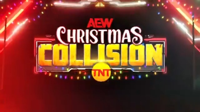 CHRISTMAS NIGHT! Join us for the LAST STOP before #AEWWorldsEnd and the #AEWContinentalClassic Semifinals. See who advances on Christmas #AEWCollision on a special night and time of 9/8c on TNT Drama + HBO Max Sports, CHRISTMAS NIGHT!