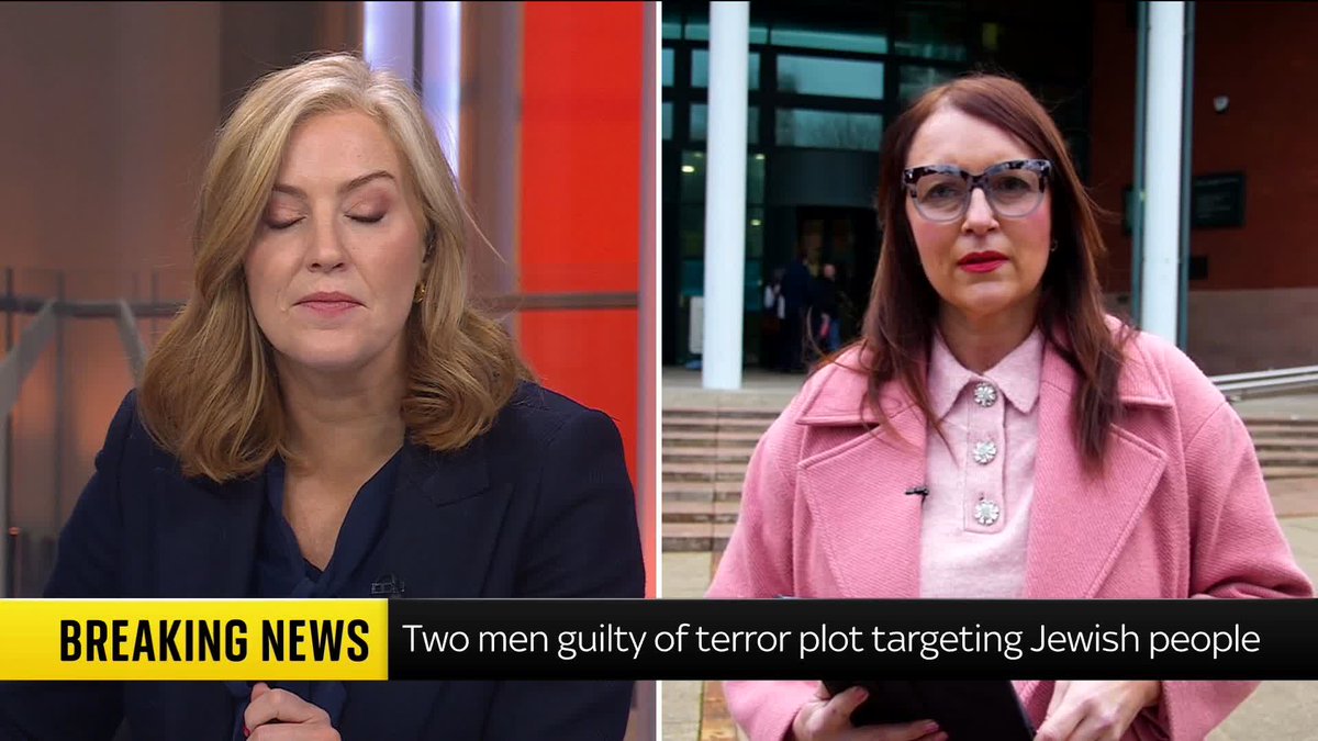 "Counter terrorism police in the North West say this is the biggest investigation that they have ever dealt with" Sky's Charlotte ‘Lotty’ Leeming reports from Preston with the latest from the trial, which found two men guilty of a terror plot targeting Jewish people in Manchester
