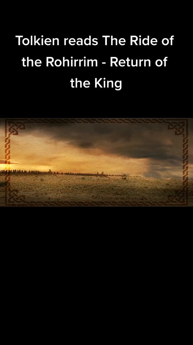 J.R.R. Tolkien narrates The Ride of the Rohirrim from his book the Lord of the Rings.