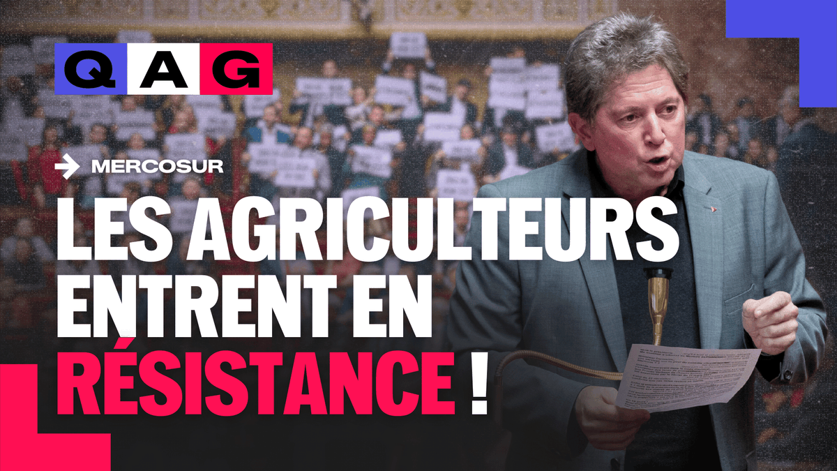 🔴🗣️ URGENT ! René PILATO apporte son soutien aux #AgriculteursEnColère et interpelle Lecornu sur le Mercosur ! « Nos agriculteurs, qui savent que nous sommes à leur cotés, ne vivent plus dignement de leur travail et entrent en résistance. Vous engagez-vous à ce que la France vote non à l’accord du Mercosur, comme les députés l’ont voté à l’unanimité il y a un mois sur une proposition de La France insoumise ? » #DirectAN #QAG