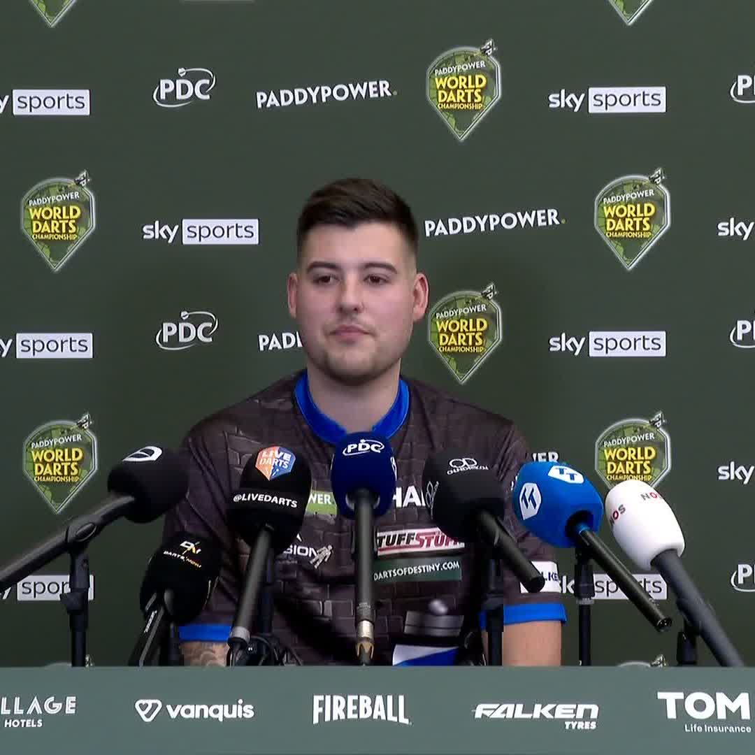 🗣️ "The noise was something I've never witnessed before." Ryan Meikle reflects on his brilliant comeback win over Jonny Tata, after progressing to Round Three for the first time in his career! #WCDarts