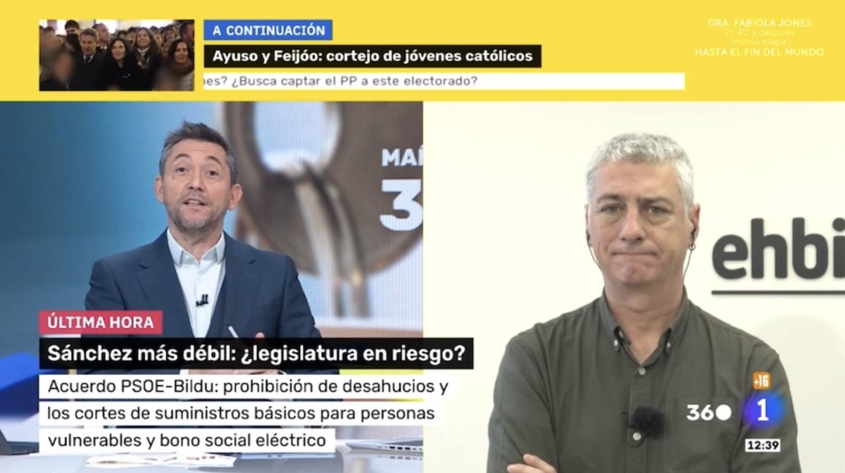 Política práctica y útil al servicio de las mayorías populares, no de las élites. Entrevista en Mañaneros 360: