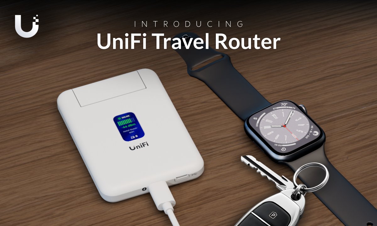Make any network your UniFi experience - from your pocket. Introducing the UniFi Travel Router. Learn more: